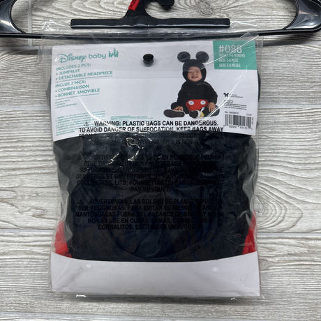 Mickey Mouse Costume 3-6M