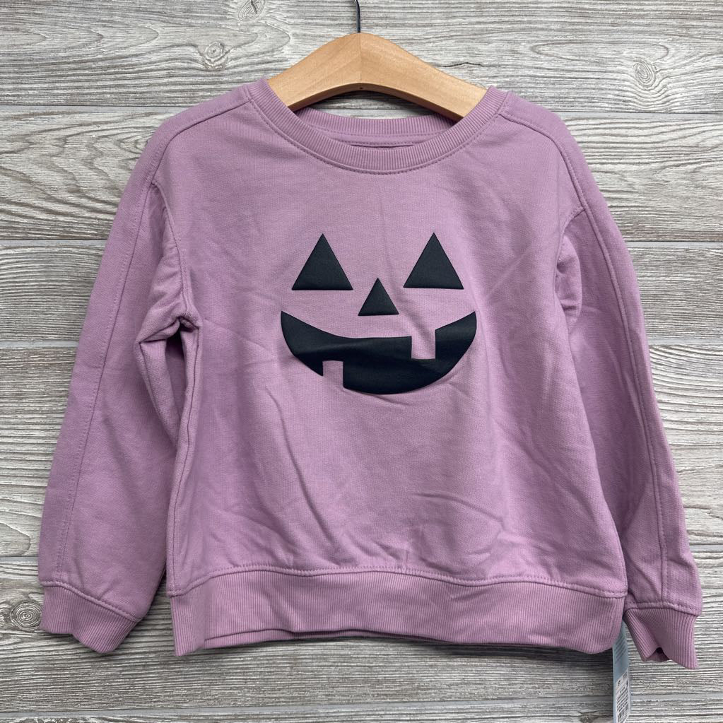 NEW French Terry Crewneck Jack O Lantern 5t