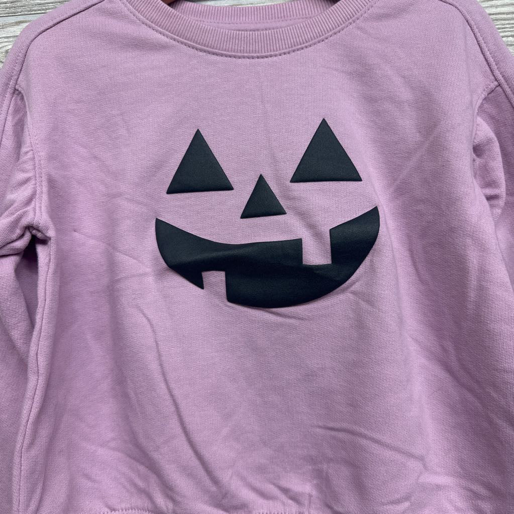 NEW French Terry Crewneck Jack O Lantern 5t