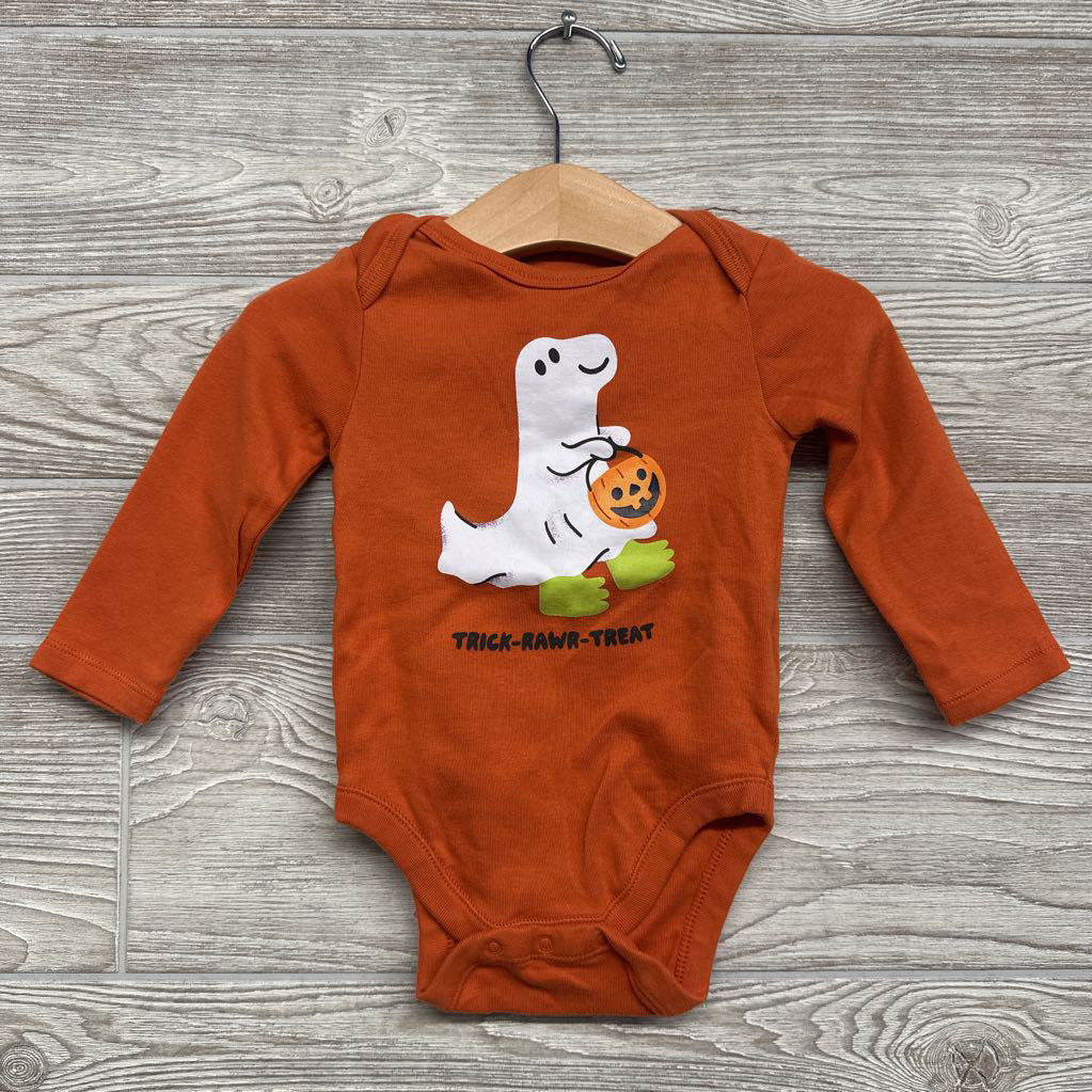 LS Bodysuit Trick Rawr Treat 6-12M