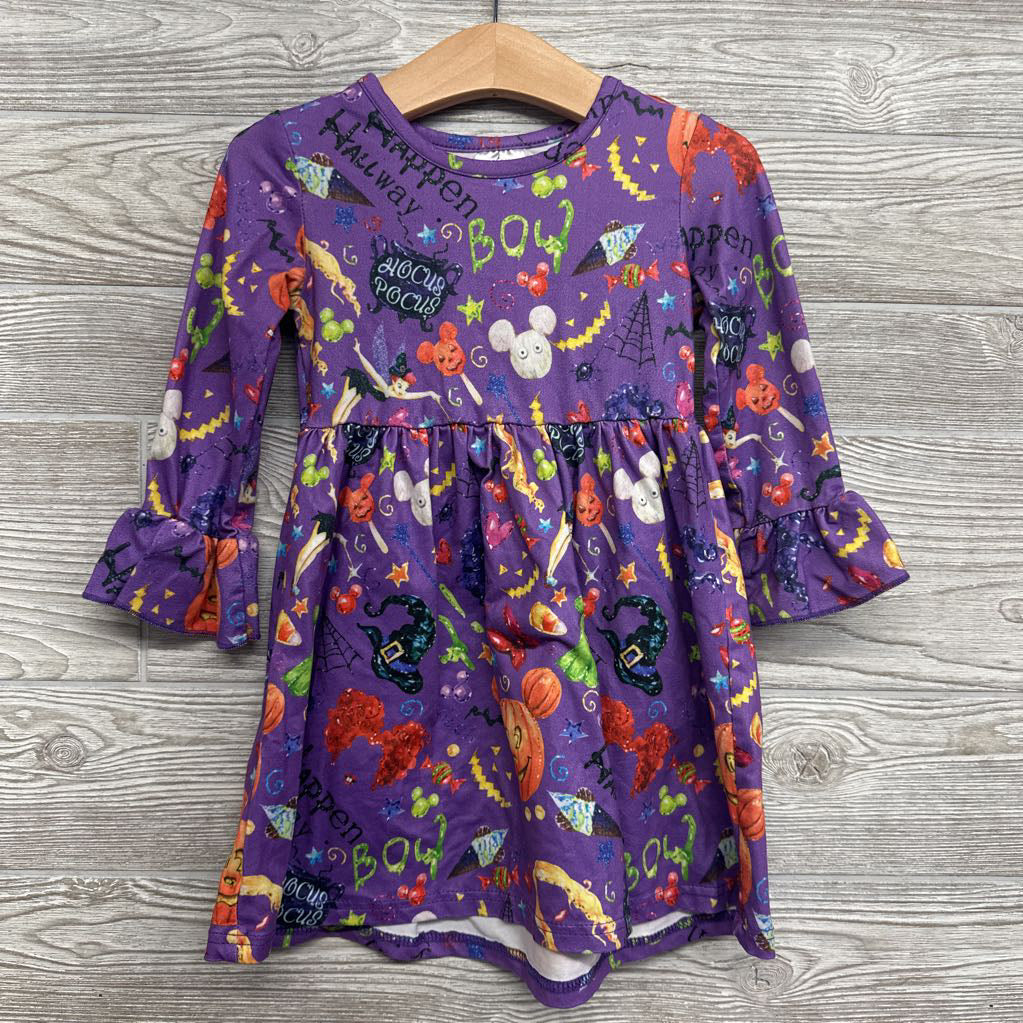 LS Dress Hocus Pocus, Ice Cream, Mickey Mouse 2t