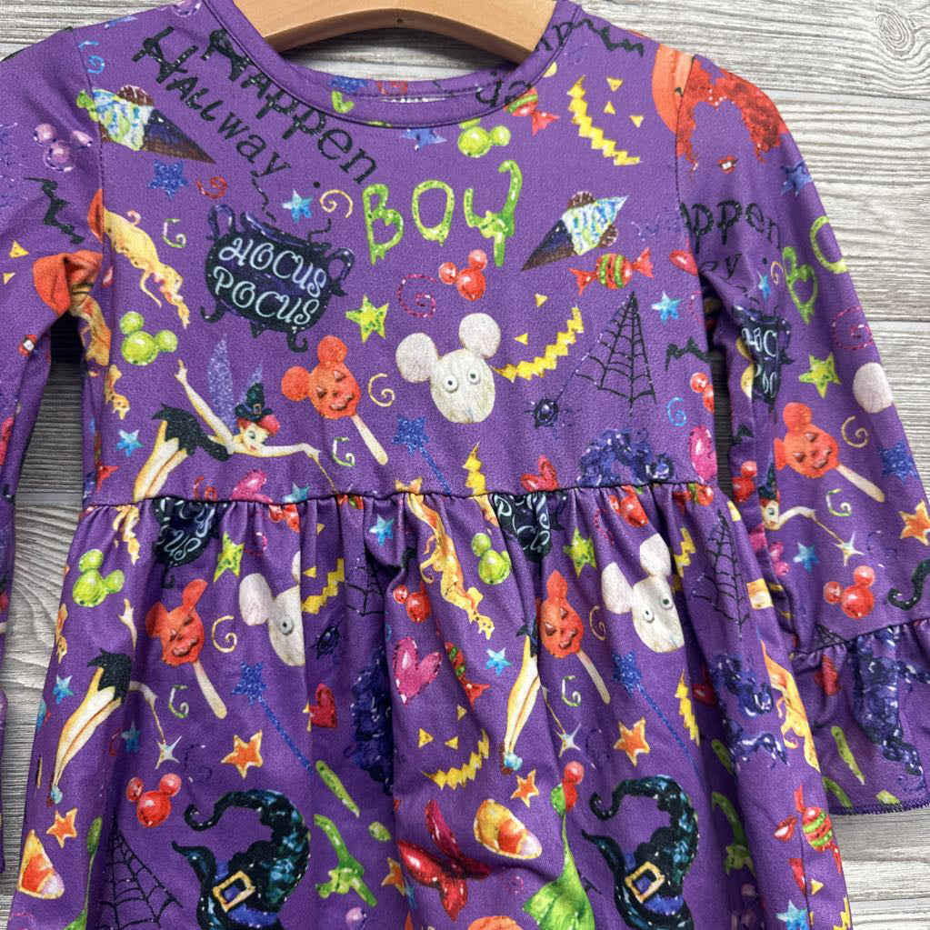 LS Dress Hocus Pocus, Ice Cream, Mickey Mouse 2t