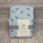 NEW Fitted Crib Sheet Whales Fish