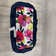 Satin Lined Plush Security Blanket Flowers