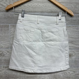 NEW Mid Rise Denim Skirt 6-7