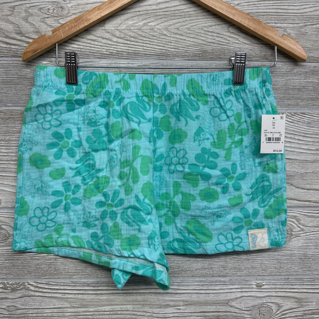 NEW Muslin Button Up SS Shirt & Shorts Flowers 14