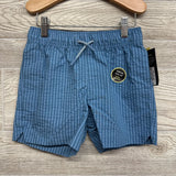 NEW Drawstring Swim Trunks Stripes 6-7