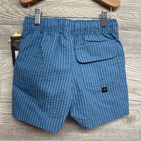 NEW Drawstring Swim Trunks Stripes 6-7