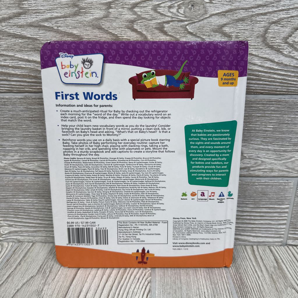 Baby Einstein First Words Board Book