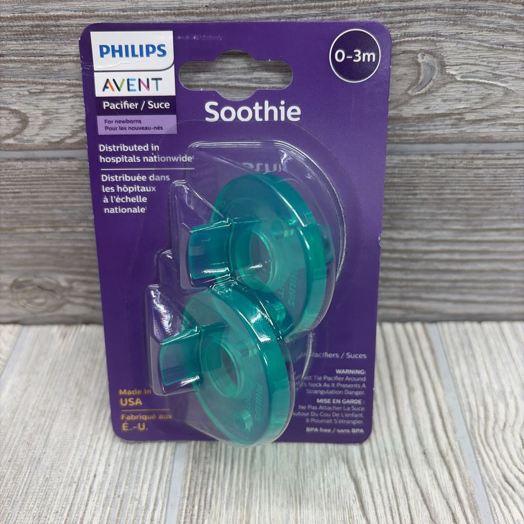 NEW 2 Pk Soothie Pacifiers