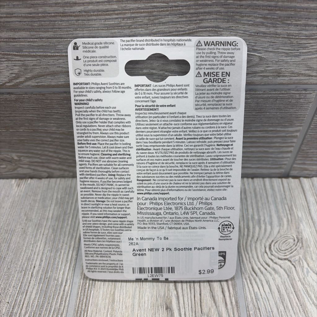 NEW 2 Pk Soothie Pacifiers