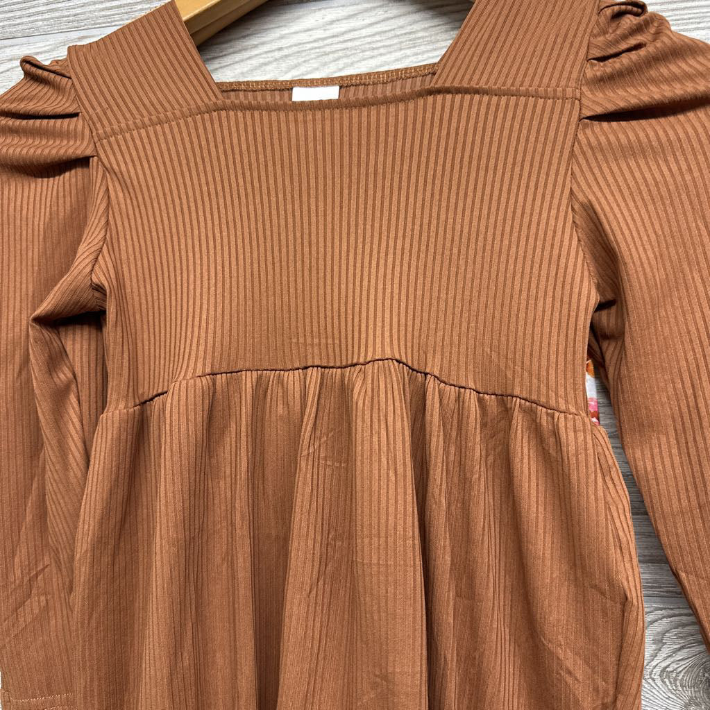 Ribbed Tunic & Floral Leggings 5-6