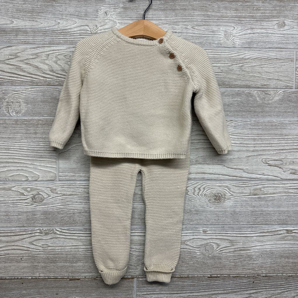 Sweater Shoulder Buttons & Pants 18M