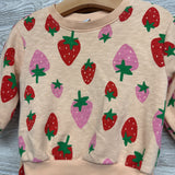 Crewneck & Pants Strawberries 12-18m