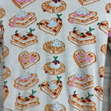 Plush 2 Pc Pj Waffles 14