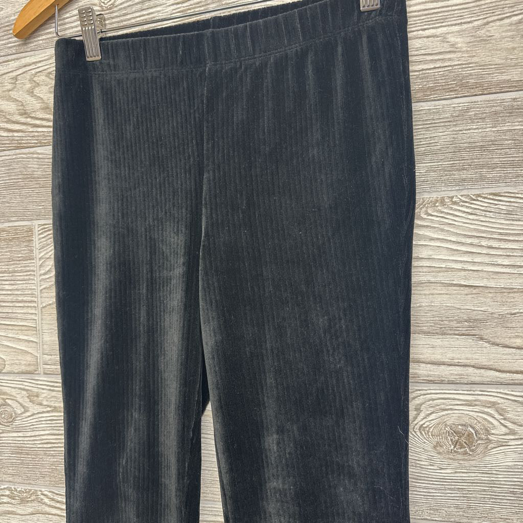 Ribbed Velour Wide Leg Pants 10-12