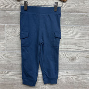 Plaid Waffle Knit Cargo Jogger Pants 24M