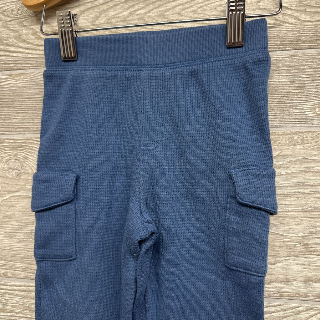 Plaid Waffle Knit Cargo Jogger Pants 24M