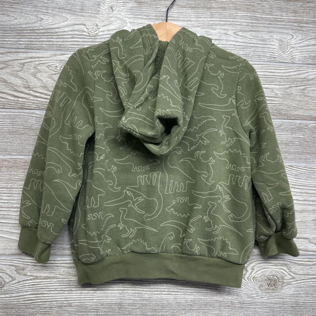 Full Zip Hoodie Dinosaurs 3t