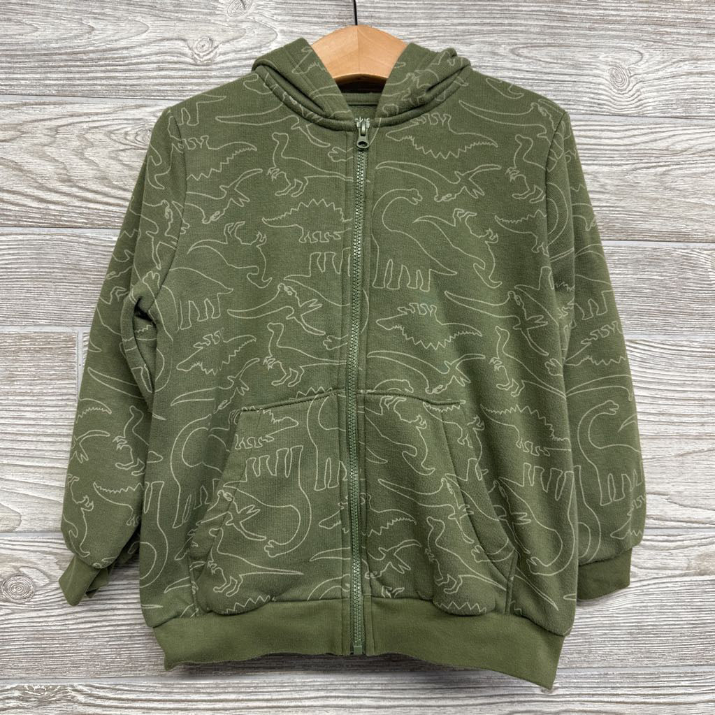 Full Zip Hoodie Dinosaurs 5t