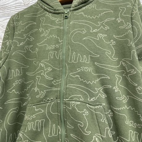 Full Zip Hoodie Dinosaurs 5t