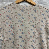 Waffle Knit LS Shirt Flowers 8