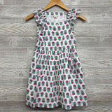 Flutter Sleeve Button Up Dress Flowers 8