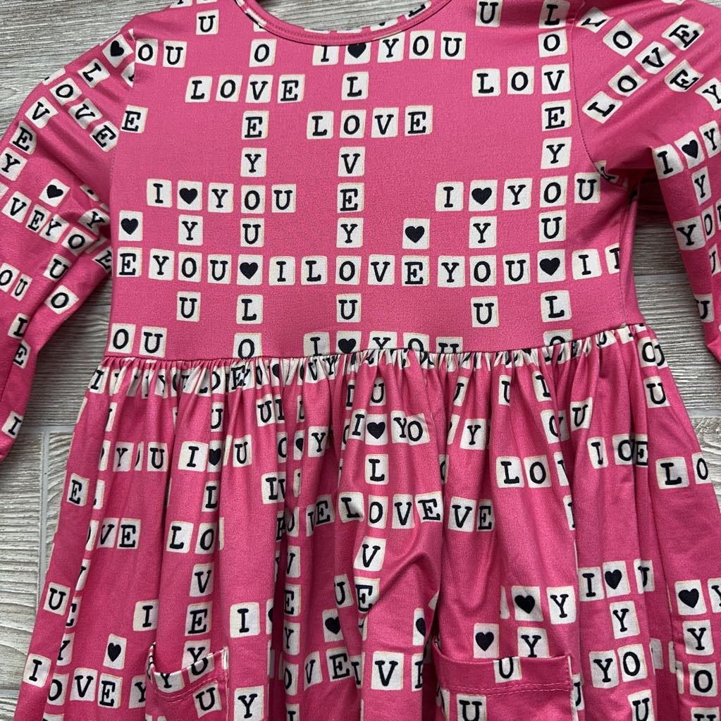 LS Dress Love You 7-8
