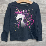 LS Shirt Glitter Unicorn 5-6