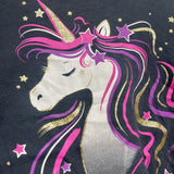 LS Shirt Glitter Unicorn 5-6