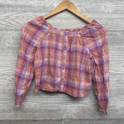 LS Plaid Square Neck Shirt 10