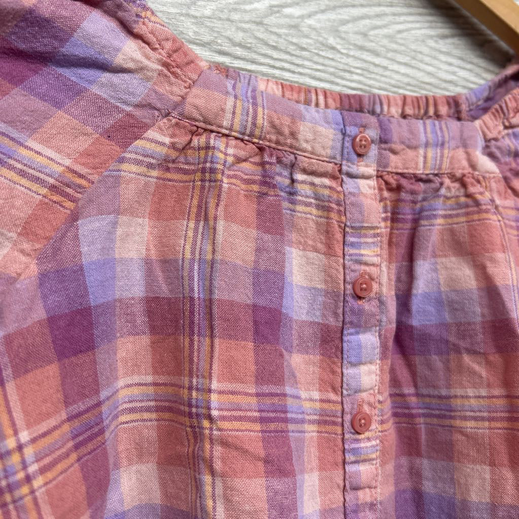 LS Plaid Square Neck Shirt 10