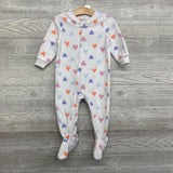 Blanket Sleeper Hearts 18M