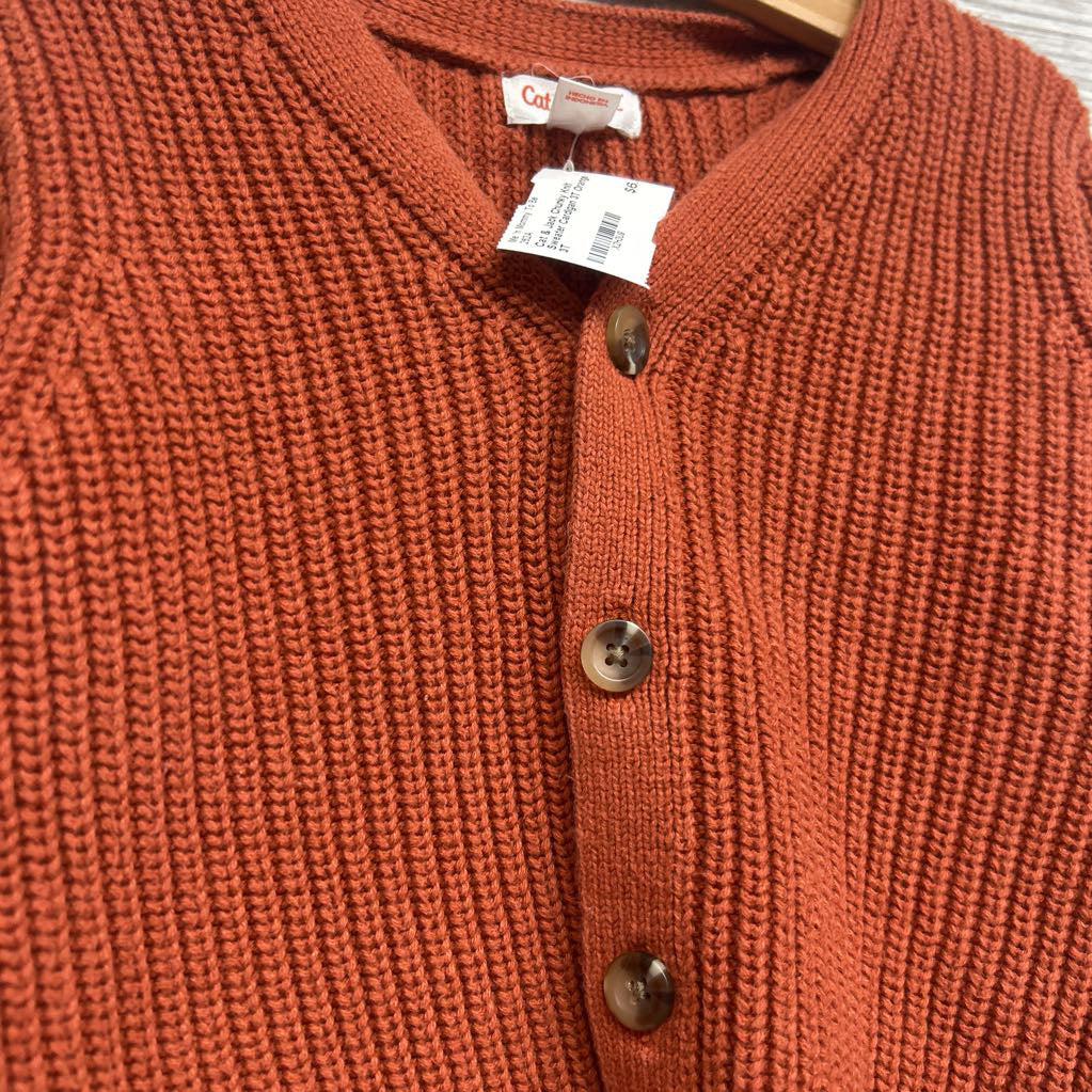 Chunky Knit Sweater Cardigan 3T