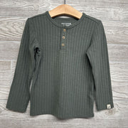 Ribbed Henley Shirt 3t