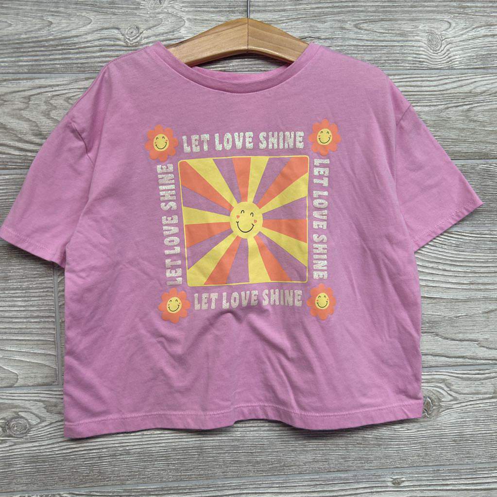 Boxy Cropped Shirt Let Love Shine 8
