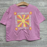Boxy Cropped Shirt Let Love Shine 8