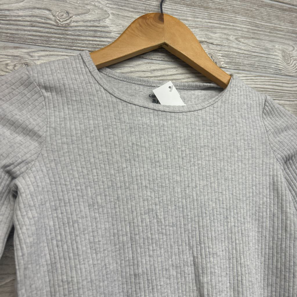 LS Ribbed Front Knot Shirt 8