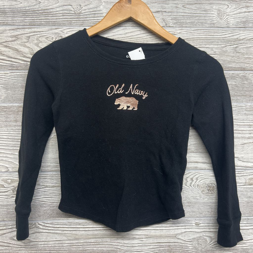 LS Waffle Knit Shirt Metallic Bear 8