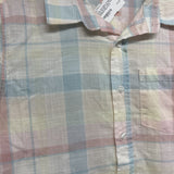NEW LS Plaid Button Up Shirt Chest Pocket