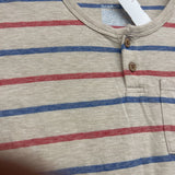 Henley Shirt Stripes Chest Pocket 4-5