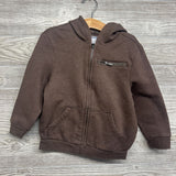 Full Zip Hoodie Zipper Chest Pocket 5T