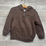 Full Zip Hoodie Zipper Chest Pocket 5T