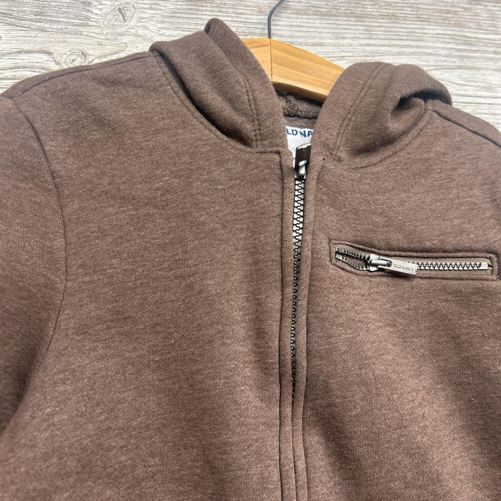Full Zip Hoodie Zipper Chest Pocket 5T