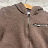Full Zip Hoodie Zipper Chest Pocket 5T