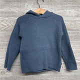 Waffle Knit Shirt W/ Hood 4t