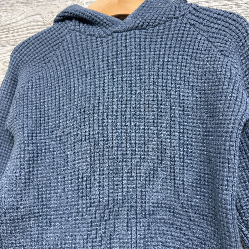 Waffle Knit Shirt W/ Hood 4t