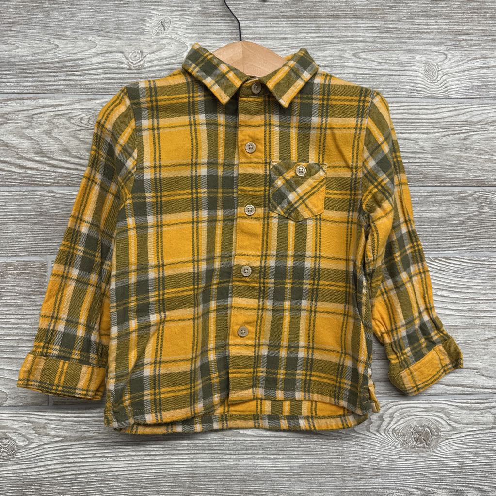Flannel Button Up Shirt 3t