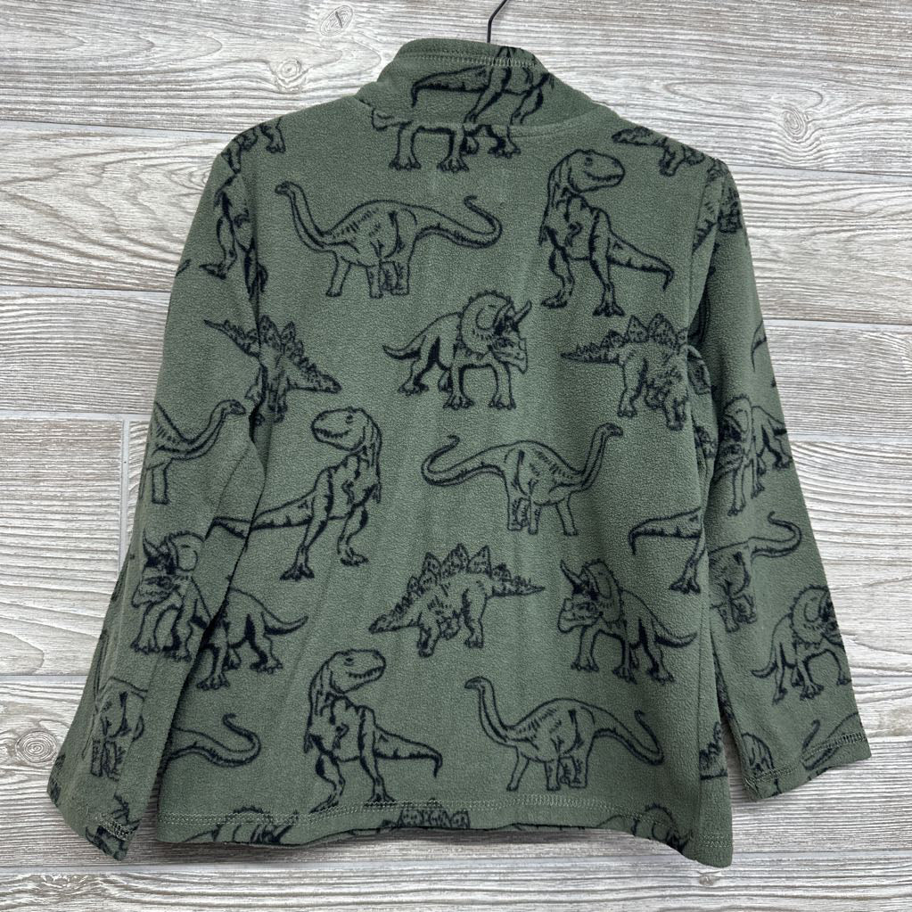 1/4 Zip Fleece Pullover Dinosaurs 5t
