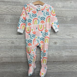 Blanket Sleeper Rainbows Clouds 18M